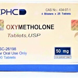 Оксиметалон от Zhengzhou Pharmaceutical (50таб/50мг)