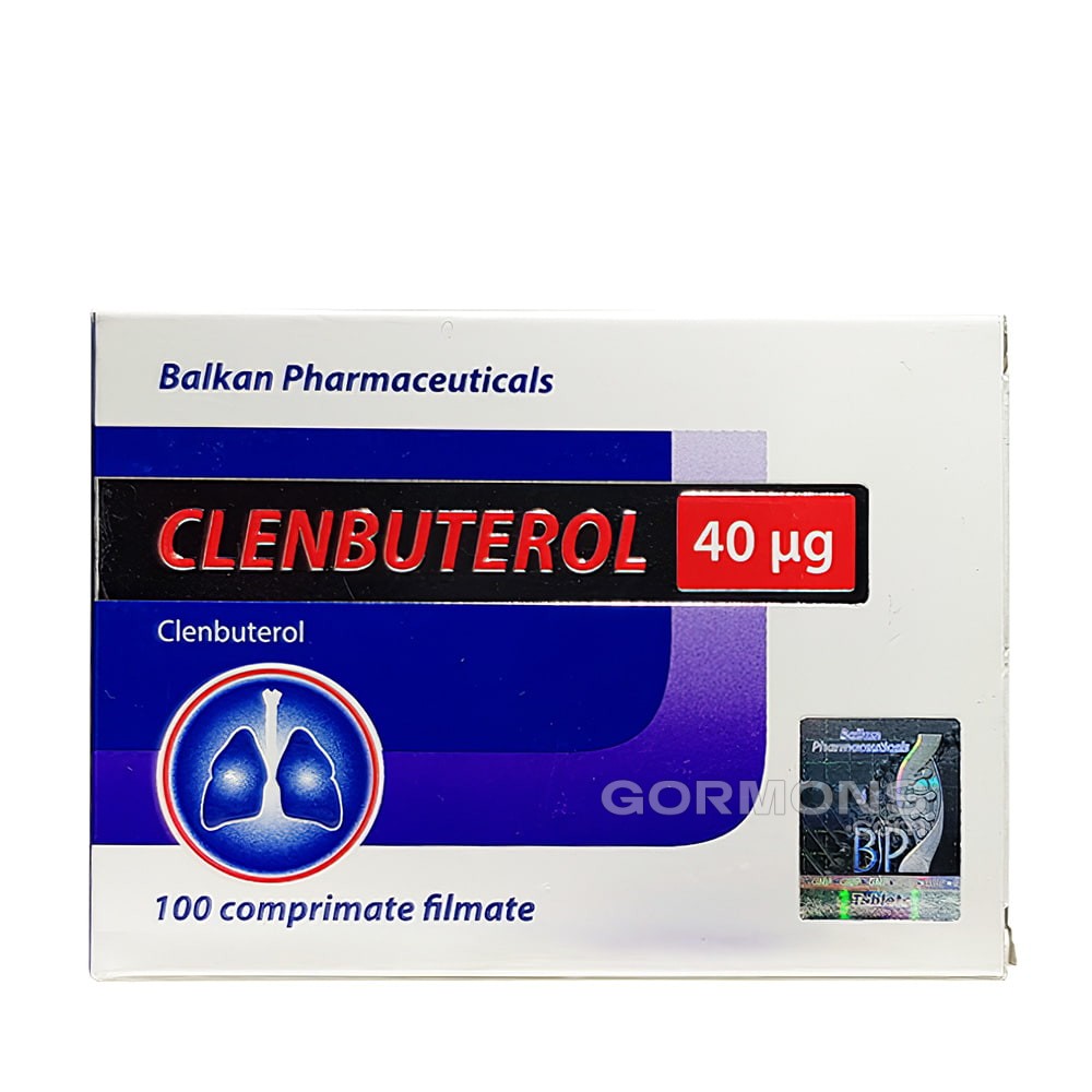 Кленбутерол от Balkan Pharmaceuticals (100таб/40мкг)