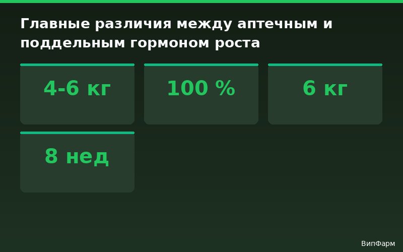 гормон роста аптечный - Главные различия между аптечным и поддельным гормоном роста | ВипФарм